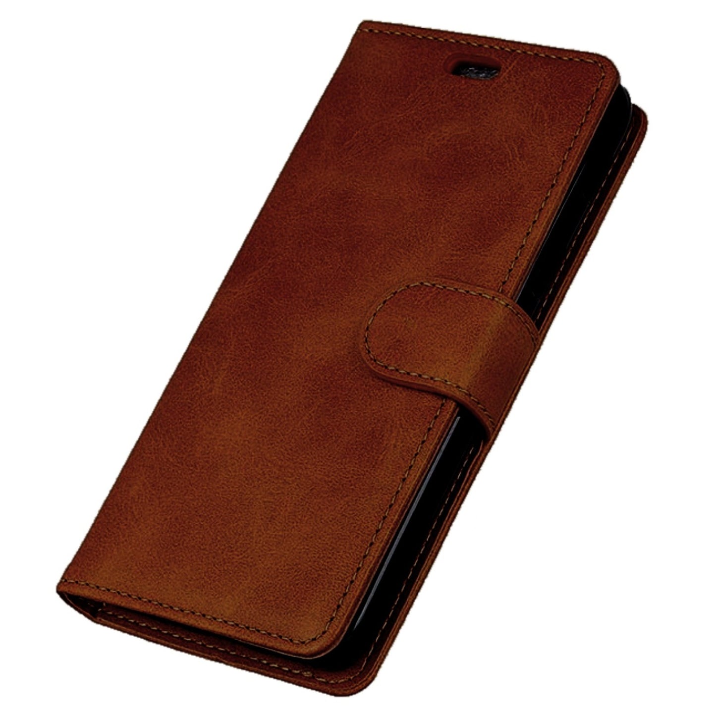 BOOK HÜLLE COFFEE für Samsung Galaxy A23 5G Handyhülle Handytasche Flip Case Klapphülle Cover Silikon Schutzhülle Magnet Kartenfach