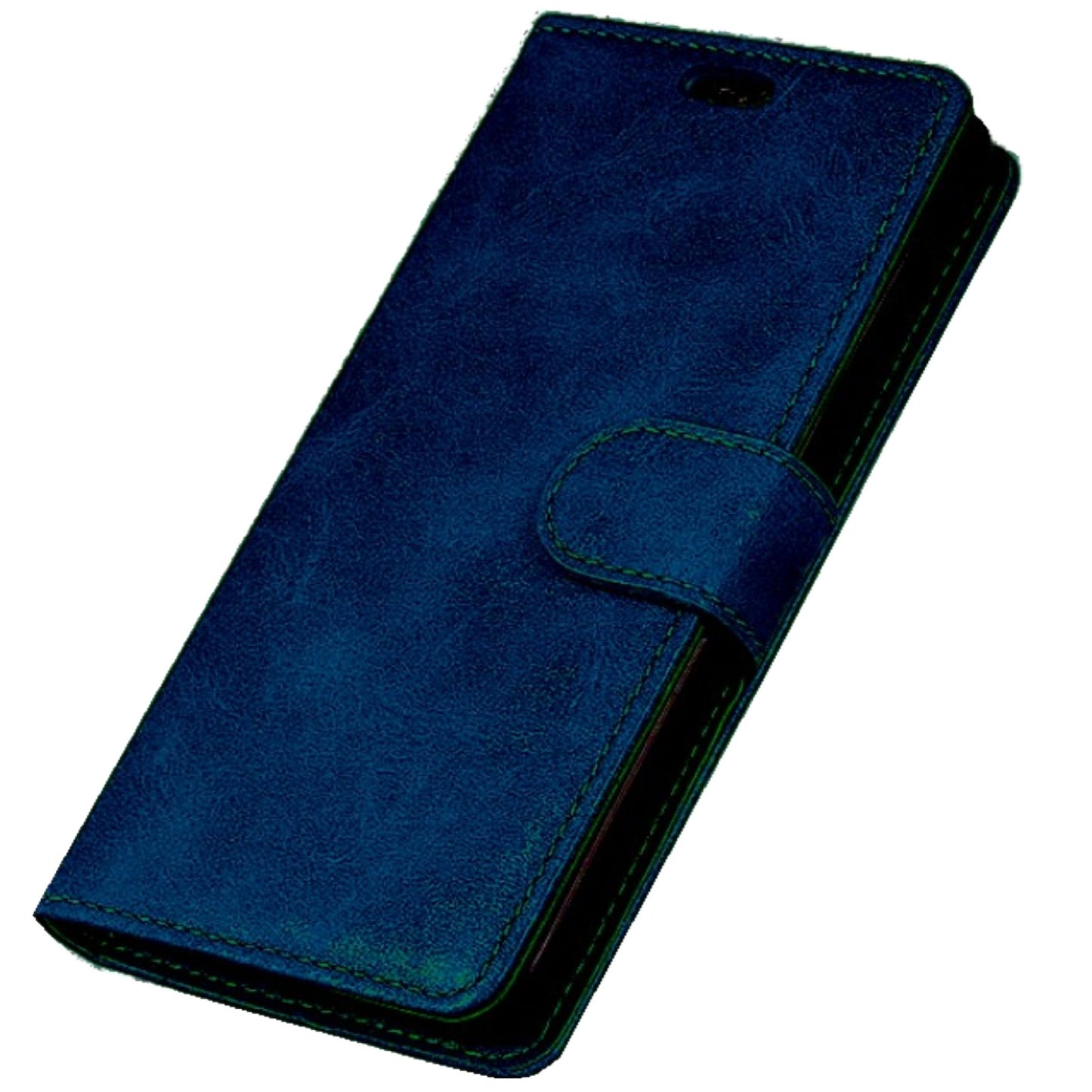 BOOK HÜLLE BLAU für Samsung Galaxy A52 A52S 5G Handyhülle Handytasche Flip Case Klapphülle Cover Silikon Schutzhülle Magnet Kartenfach